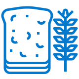 blue bread icon