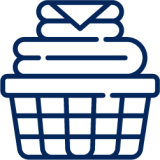 clean laundry in a basket