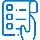 hand holds a to do list