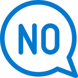 say no