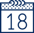 icon image of a daily desk calendar 