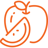 Apple slices with almond butter